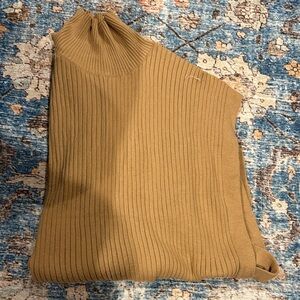 Banana Republic Women's Camel Ribbed Sweater Vest/Poncho